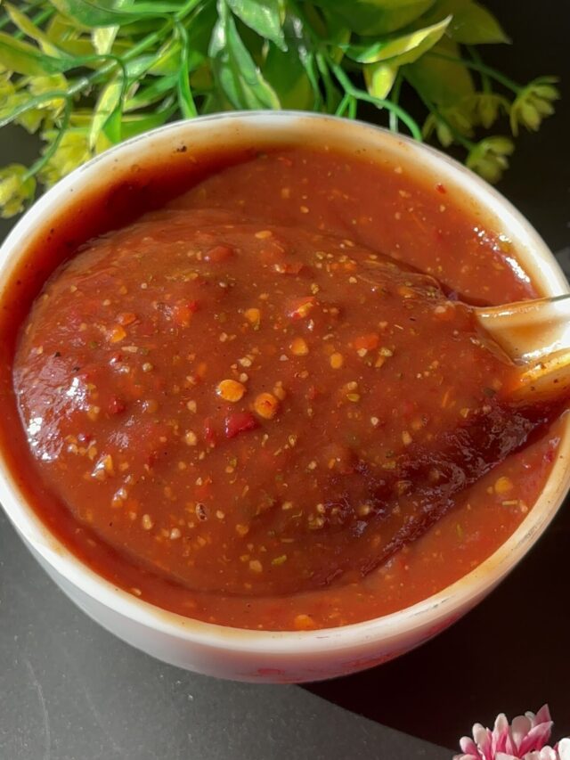 Homemade Instant Red Pizza Sauce Recipe