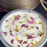 The Kesar Elaichi shrikhand is ready. Enjoy!