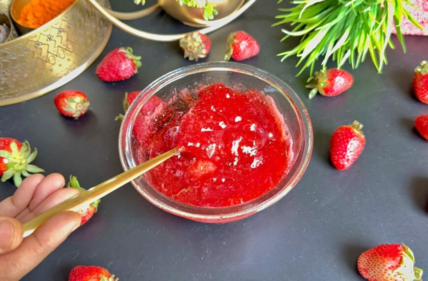 Homemade Strawberry Crush Recipe | Strawberry Concentrate
