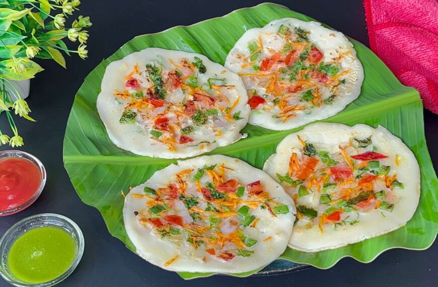 Suji Uttapam Recipe | Rava Uttapam