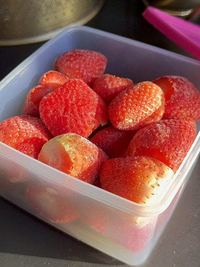 Perfect way to preserve and Store fresh Strawberries for longer use.