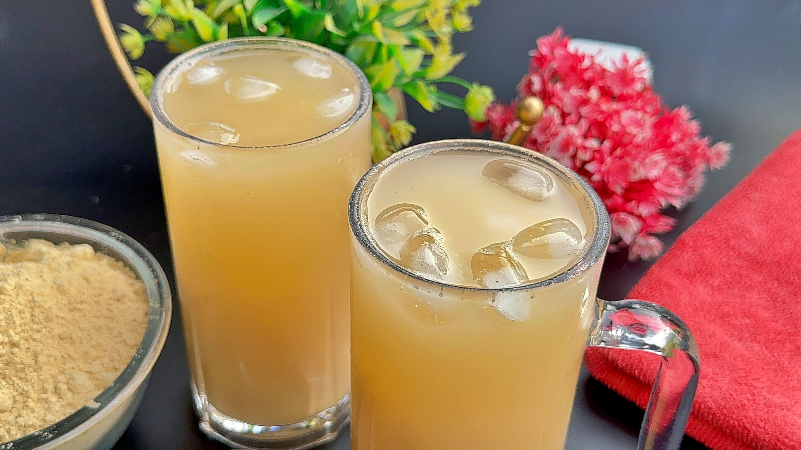 Sweet Sattu Sharbat Recipe | Sattu Drink