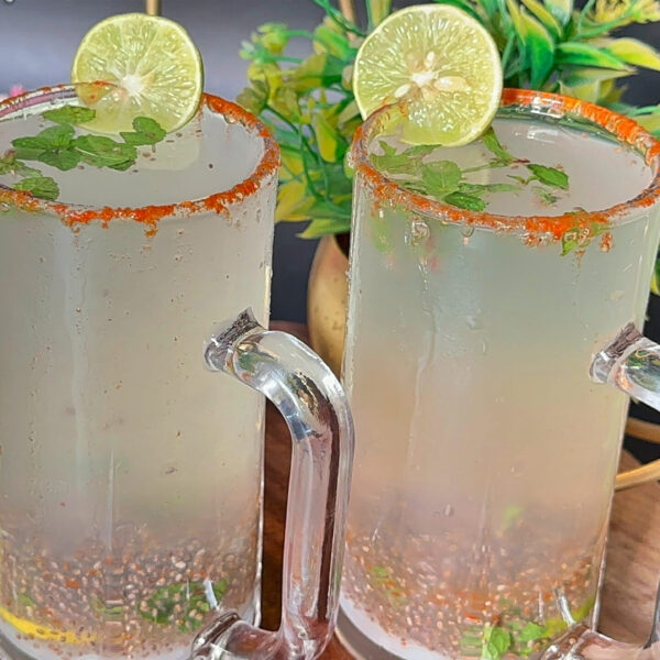 Chia Lemon Water | Lemon Chia Seed Drink