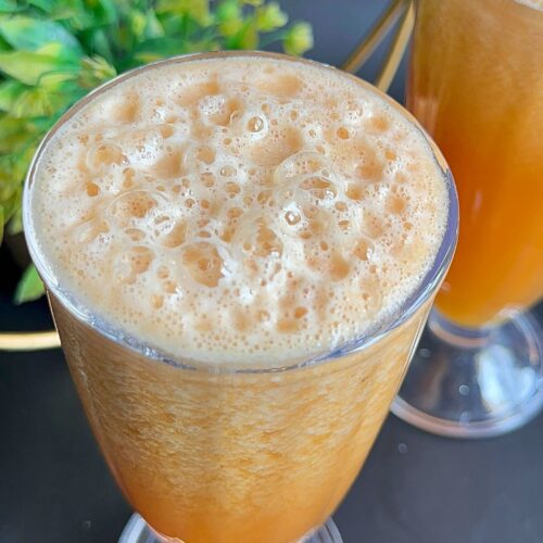 Muskmelon Juice Recipe (Cantaloupe Juice) | Kharbuja Juice