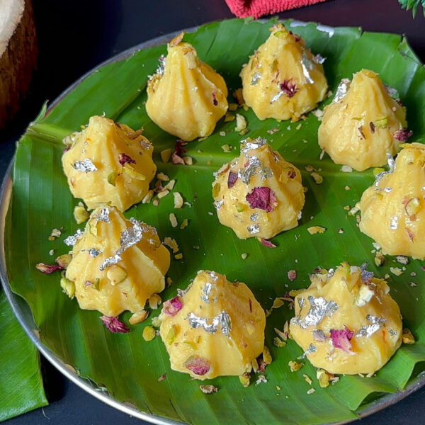 Mawa Modak | Khoya Modak Recipe