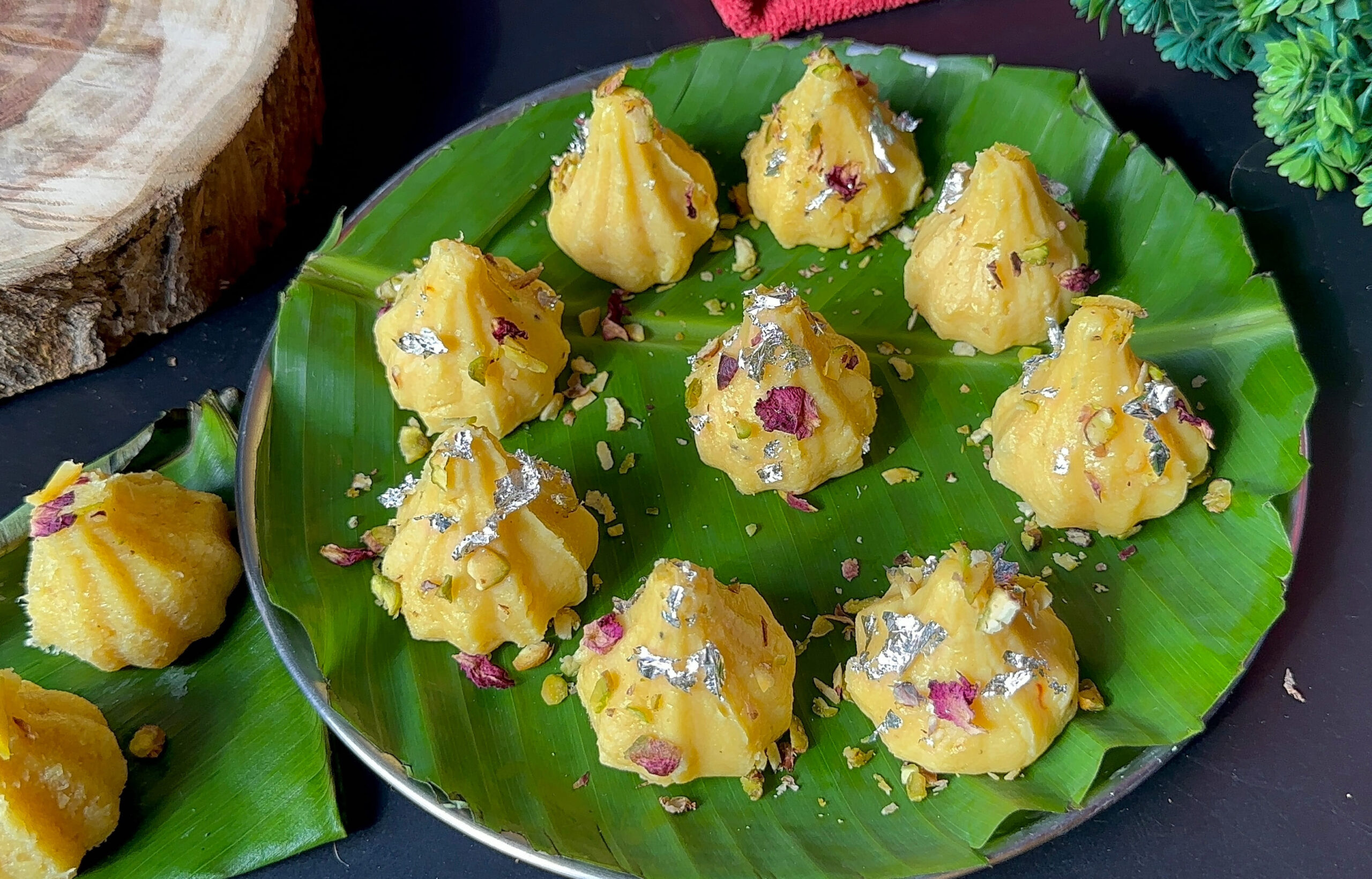 Mawa Modak | Khoya Modak Recipe