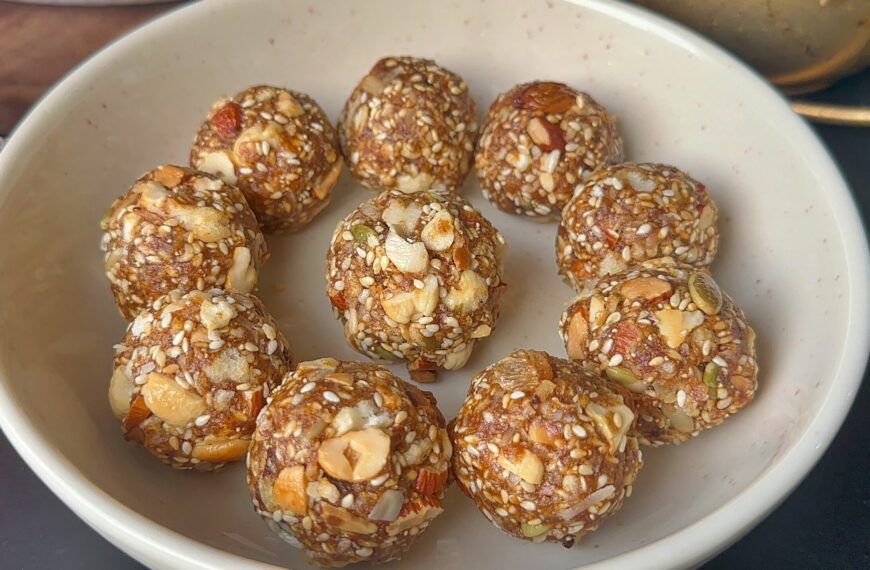 Dates Laddu Recipe | Dates Nuts Ladoo | Khajur Ladoo