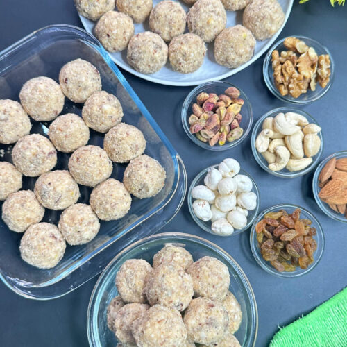 Atta Dry Fruit Laddu | Wheat Flour Ladoo