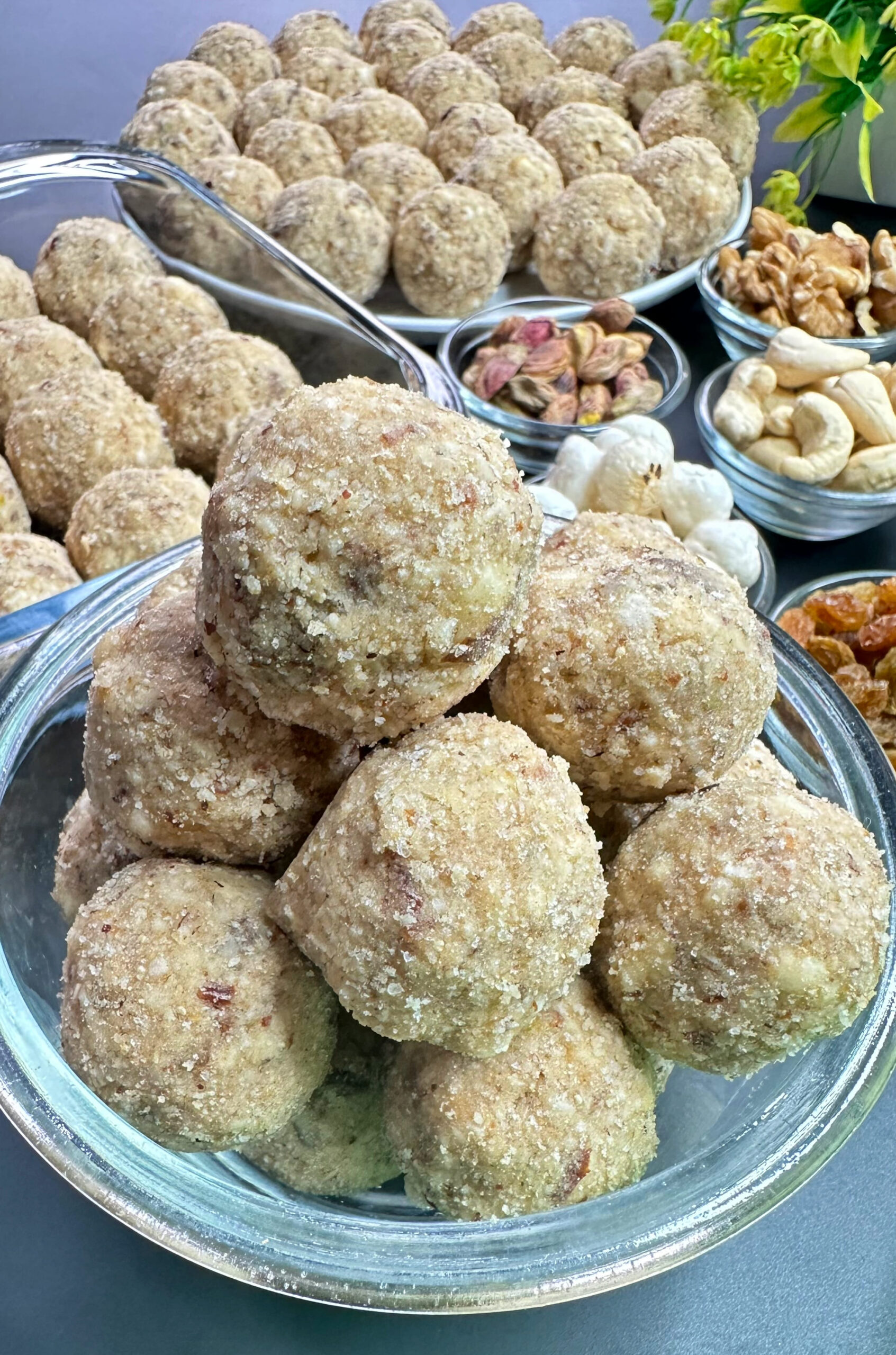 Atta Dry Fruit Laddu | Wheat Flour Ladoo