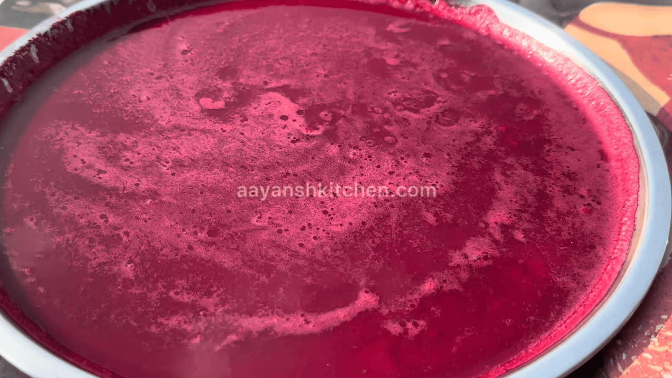 Making Natural Pink Gulal for Holi