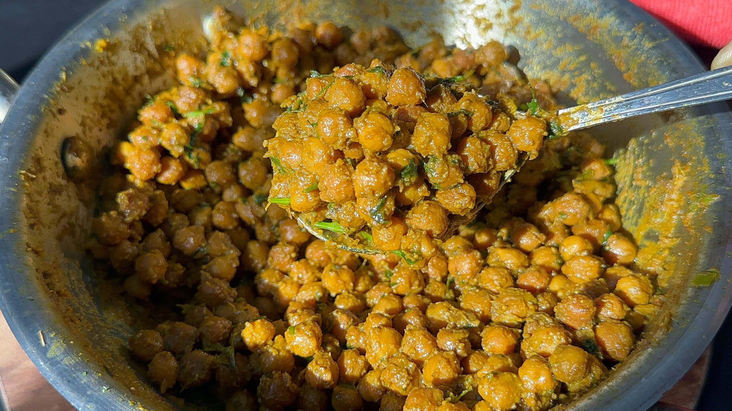 Dry Chickpeas Masala