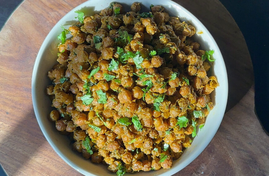 Sukha Kala Chana Recipe | Ashtami/Navami Prasad