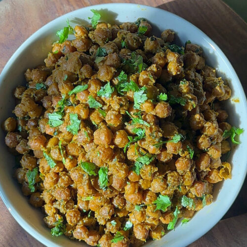 Sukha Kala Chana Recipe | Ashtami/Navami Prasad