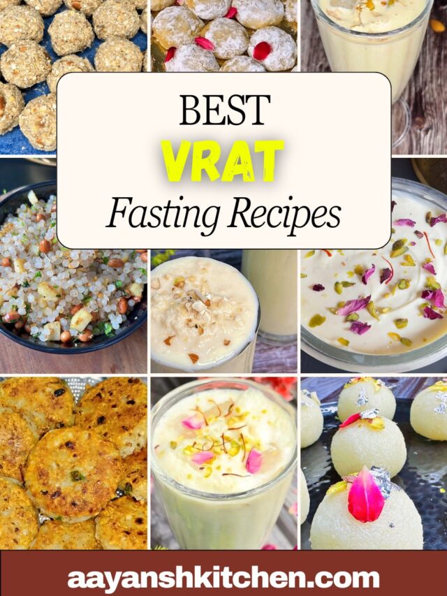 15 Easy Fast Recipes for Navratri Vrat and Upvas on other Fasting Days