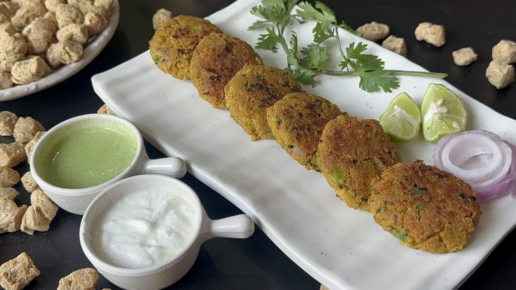 Soya Kebab Recipe | Easy Soya Chunks Veg Kebab