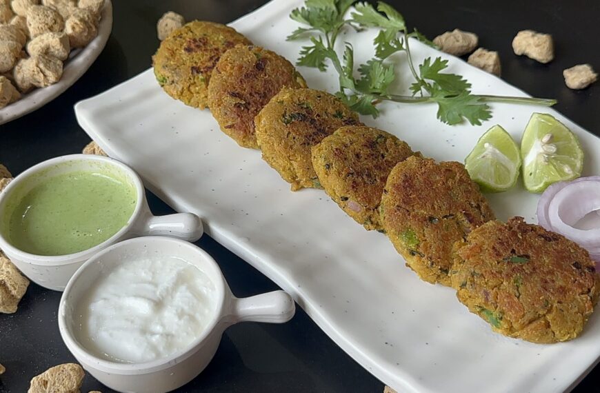 Soya Kebab Recipe | Easy Soya Chunks Veg Kebab