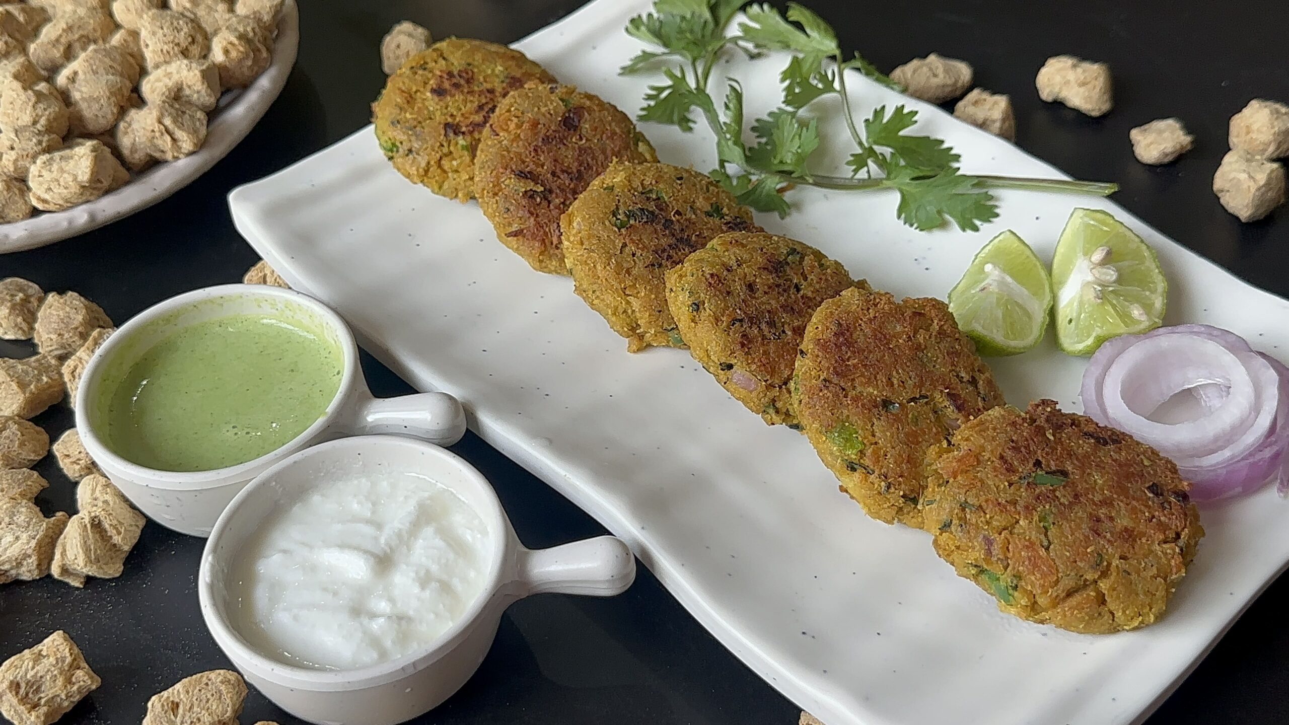 Soya Kebab Recipe | Easy Soya Chunks Veg Kebab