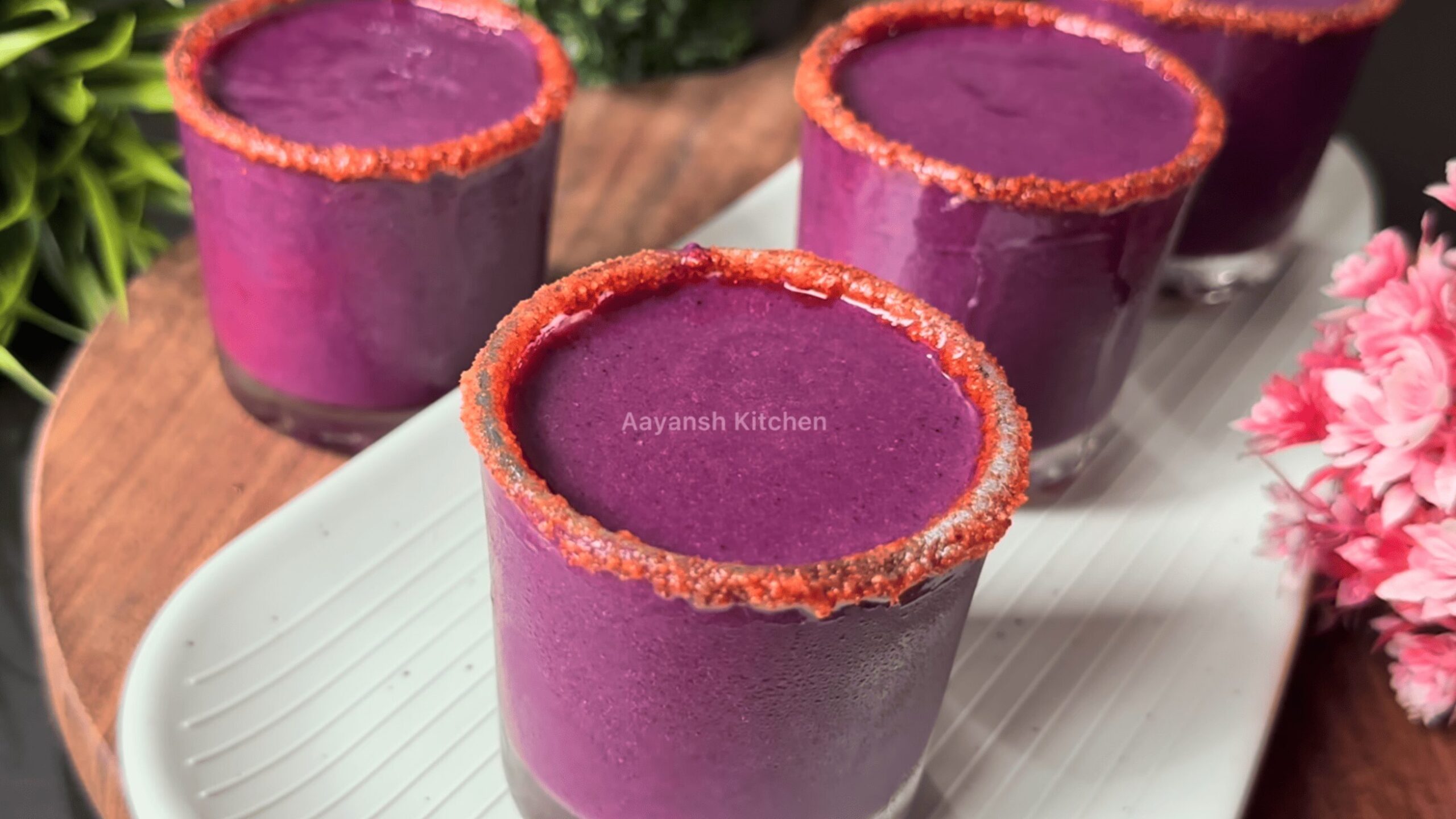 Refreshing Jamun Shots Recipe | Ultimate Summer Drink served cold in shot glasses
