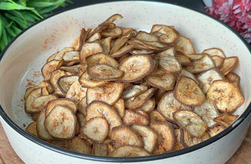 Crispy Air Fryer Banana Chips Recipe