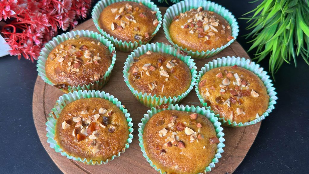 Eggless Muffin Recipe in Air Fryer
