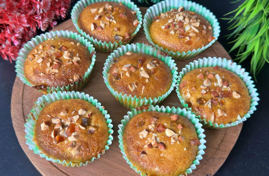 Eggless Muffin Recipe in Air Fryer