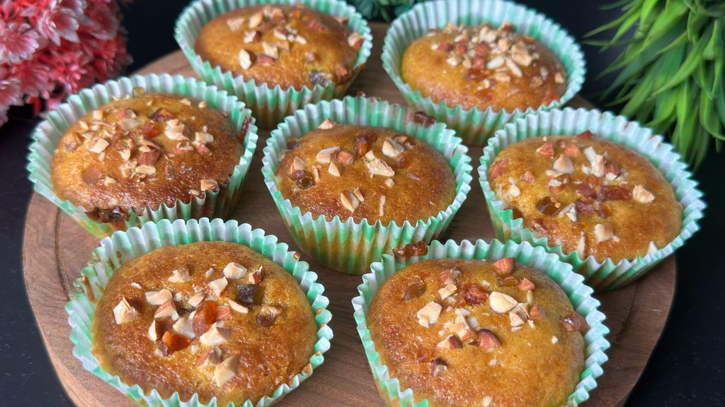 Eggless Muffin Recipe in Air Fryer